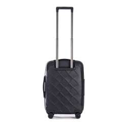 STRATIC Koffer Leather&More Handgepäck Hartschalenkoffer, Höhe 55 cm, Größe S matt black Rückseite