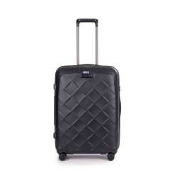STRATIC Koffer Leather&More Hartschalenkoffer, Höhe 66 cm, Größe M matt black Vorderseite