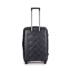 STRATIC Koffer Leather&More Hartschalenkoffer, Höhe 66 cm, Größe M matt black Rückseite