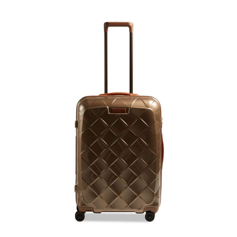 STRATIC Koffer Leather&More Hartschalenkoffer, Höhe 76 cm, Größe L champagne Vorderseite