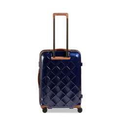 STRATIC Koffer Leather&More Hartschalenkoffer, Höhe 76 cm, Größe L blue Rückseite