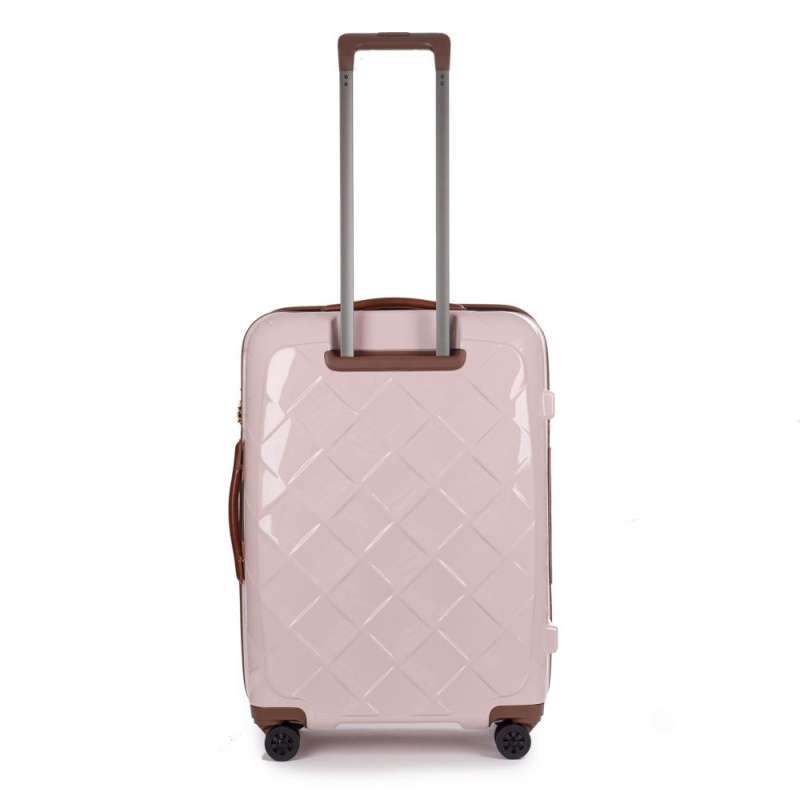 STRATIC Koffer Leather&More Hartschalenkoffer, Höhe 76 cm, Größe L rose Rückseite