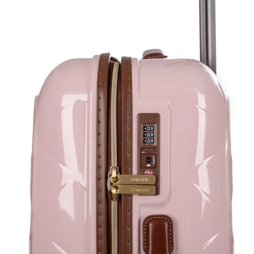STRATIC Leather&More Hardcase Koffer L – Geräumig & Stilvoll für Reise