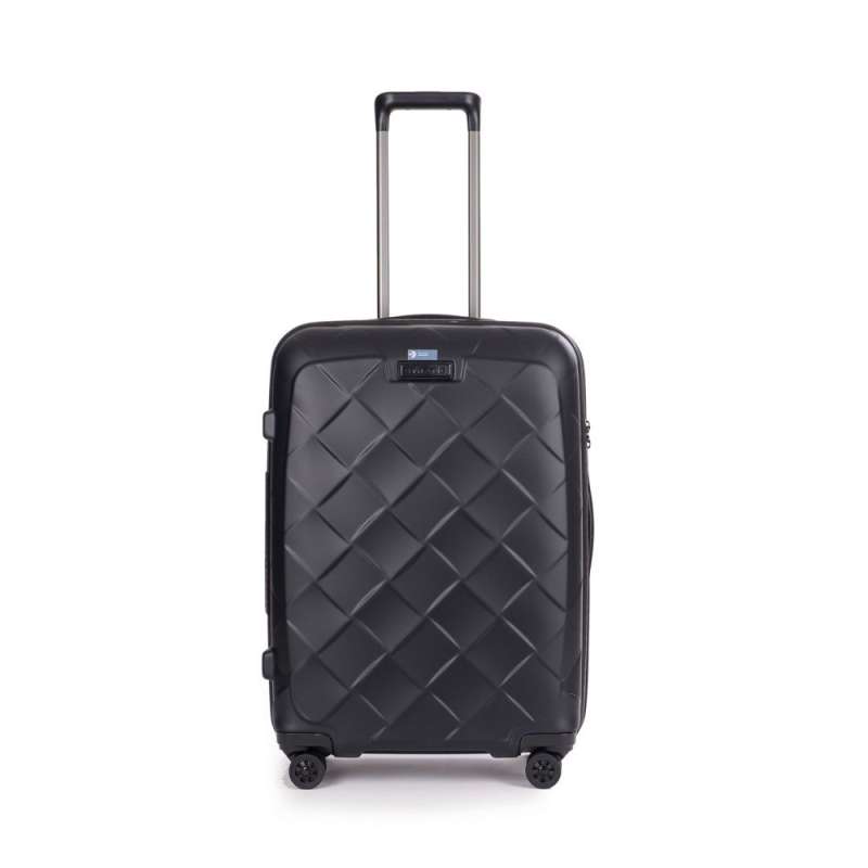 STRATIC Koffer Leather&More Hartschalenkoffer, Höhe 76 cm, Größe L matt black Vorderseite