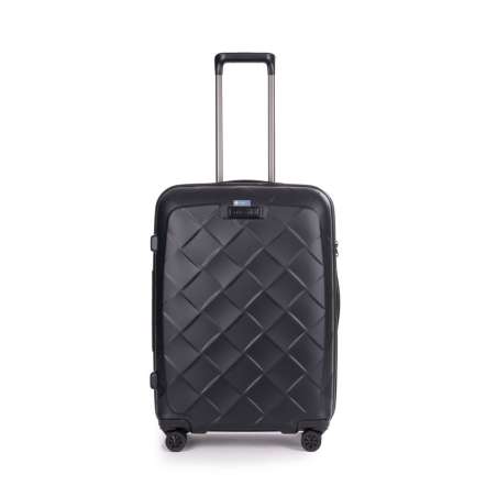 STRATIC Koffer Leather&More Hartschalenkoffer, Höhe 76 cm, Größe L matt black Vorderseite