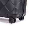 STRATIC Koffer Leather&More Hartschalenkoffer, Höhe 76 cm, Größe L matt black Rollen
