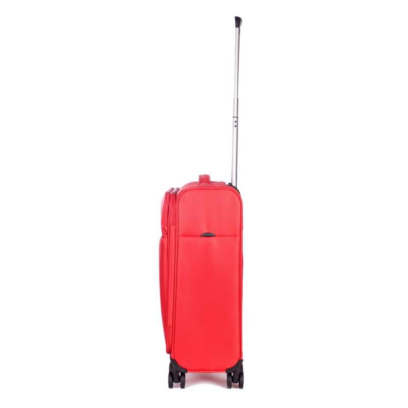 STRATIC Koffer Light+ Handgepäck Weichschalenkoffer, Höhe 55 cm, Größe S red links