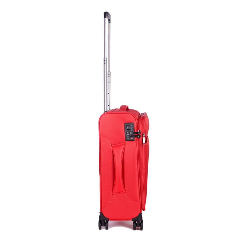 STRATIC Koffer Light+ Handgepäck Weichschalenkoffer, Höhe 55 cm, Größe S red rechts