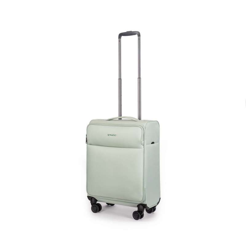 STRATIC Koffer Light+ Handgepäck Weichschalenkoffer, Höhe 55 cm, Größe S mint seitlich