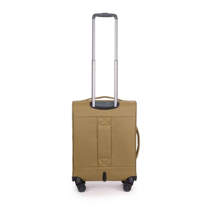 STRATIC Koffer Light+ Handgepäck Weichschalenkoffer, Höhe 55 cm, Größe S khaki Rückseite