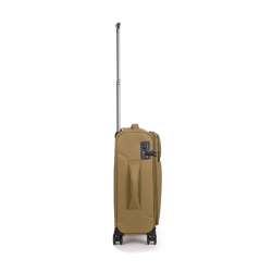 STRATIC Koffer Light+ Handgepäck Weichschalenkoffer, Höhe 55 cm, Größe S khaki rechts