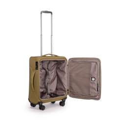 STRATIC Koffer Light+ Handgepäck Weichschalenkoffer, Höhe 55 cm, Größe S khaki offen