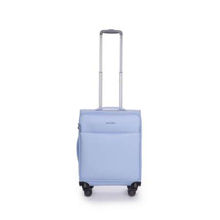 STRATIC Koffer Light+ Handgepäck Weichschalenkoffer, Höhe 55 cm, Größe S pastel blue Vorderseite