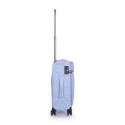 STRATIC Koffer Light+ Handgepäck Weichschalenkoffer, Höhe 55 cm, Größe S pastel blue rechts