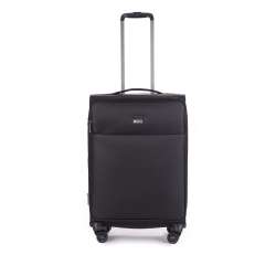 STRATIC Koffer Light+ Weichschalenkoffer, Höhe 68 cm, Größe M black Vorderseite