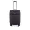 STRATIC Koffer Light+ Weichschalenkoffer, Höhe 68 cm, Größe M black Vorderseite
