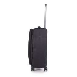 STRATIC Koffer Light+ Weichschalenkoffer, Höhe 68 cm, Größe M black links