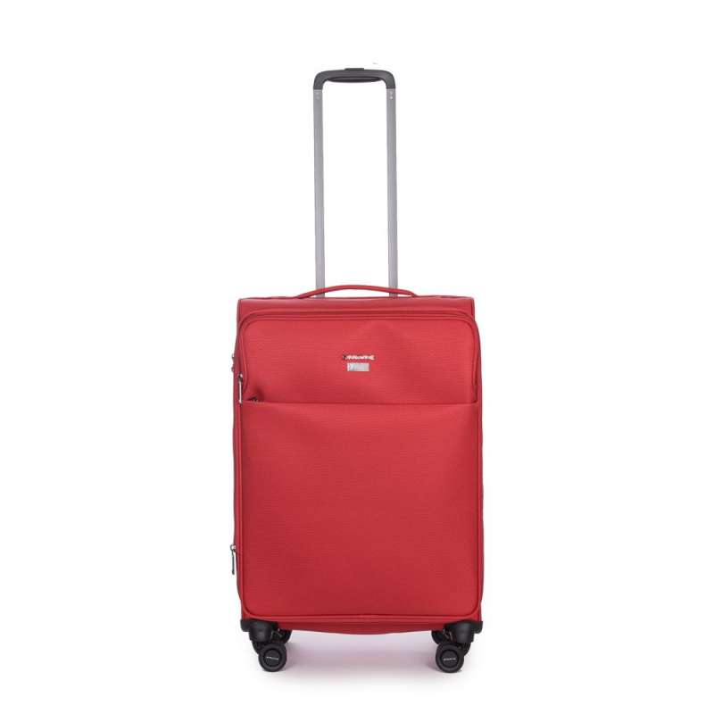 STRATIC Koffer Light+ Weichschalenkoffer, Höhe 68 cm, Größe M red Vorderseite