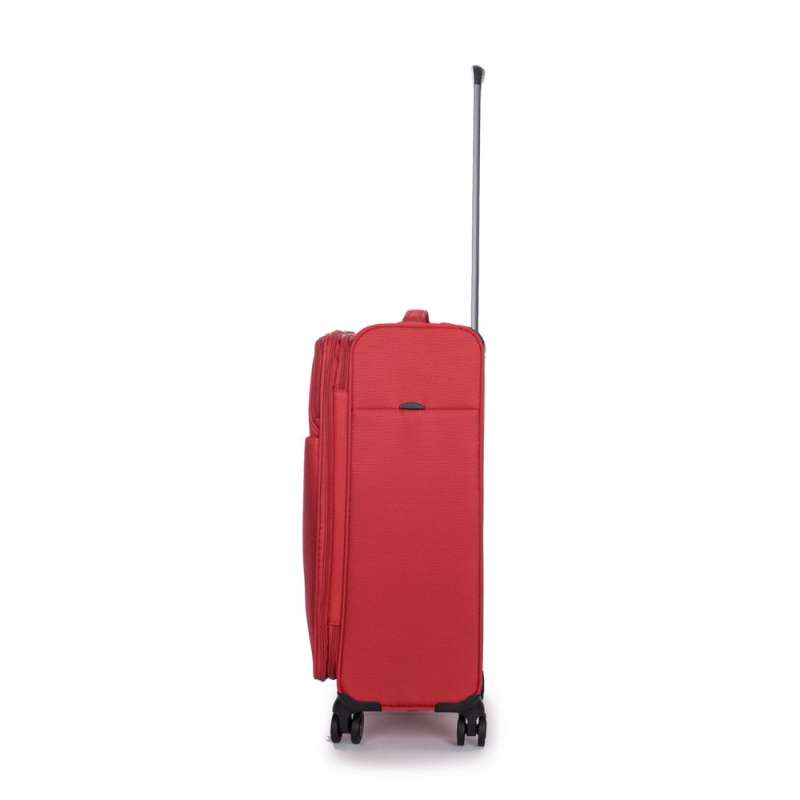 STRATIC Koffer Light+ Weichschalenkoffer, Höhe 68 cm, Größe M red links