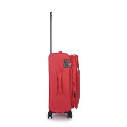 STRATIC Koffer Light+ Weichschalenkoffer, Höhe 68 cm, Größe M red expanded