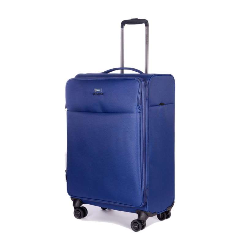 STRATIC Koffer Light+ Weichschalenkoffer, Höhe 68 cm, Größe M dark blue seitlich 45 Grad STRATIC Koffer Light+ Weichschalenkoffer, Höhe 68 cm, Größe M dark blue seitlich 45 Grad