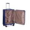 STRATIC Koffer Light+ Weichschalenkoffer, Höhe 68 cm, Größe M dark blue offen