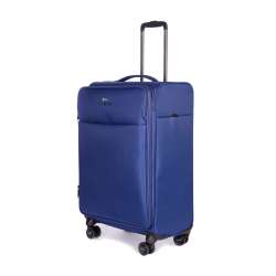 STRATIC Koffer Light+ Weichschalenkoffer, Höhe 68 cm, Größe M dark blue seitlich