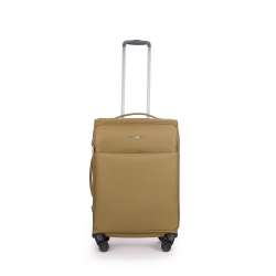 STRATIC Koffer Light+ Weichschalenkoffer, Höhe 68 cm, Größe M khaki Vorderseite