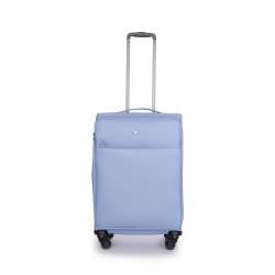 STRATIC Koffer Light+ Weichschalenkoffer, Höhe 68 cm, Größe M pastel blue Vorderseite