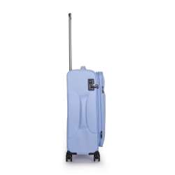 STRATIC Koffer Light+ Weichschalenkoffer, Höhe 68 cm, Größe M pastel blue rechts