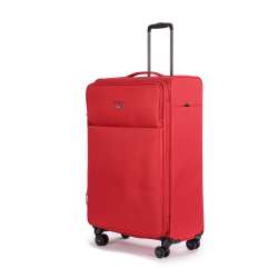STRATIC Koffer Light+ Weichschalenkoffer, Höhe 76 cm, Größe L red seitlich