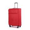 STRATIC Koffer Light+ Weichschalenkoffer, Höhe 76 cm, Größe L red seitlich 45 Grad
