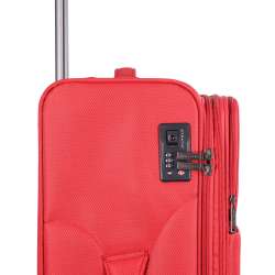 STRATIC Koffer Light+ Weichschalenkoffer, Höhe 76 cm, Größe L red TSA Schloss