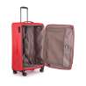 STRATIC Koffer Light+ Weichschalenkoffer, Höhe 76 cm, Größe L red offen