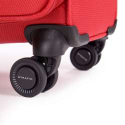 STRATIC Koffer Light+ Weichschalenkoffer, Höhe 76 cm, Größe L red Rollen