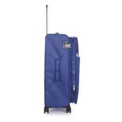 STRATIC Koffer Light+ Weichschalenkoffer, Höhe 76 cm, Größe L dark blue rechts expanded