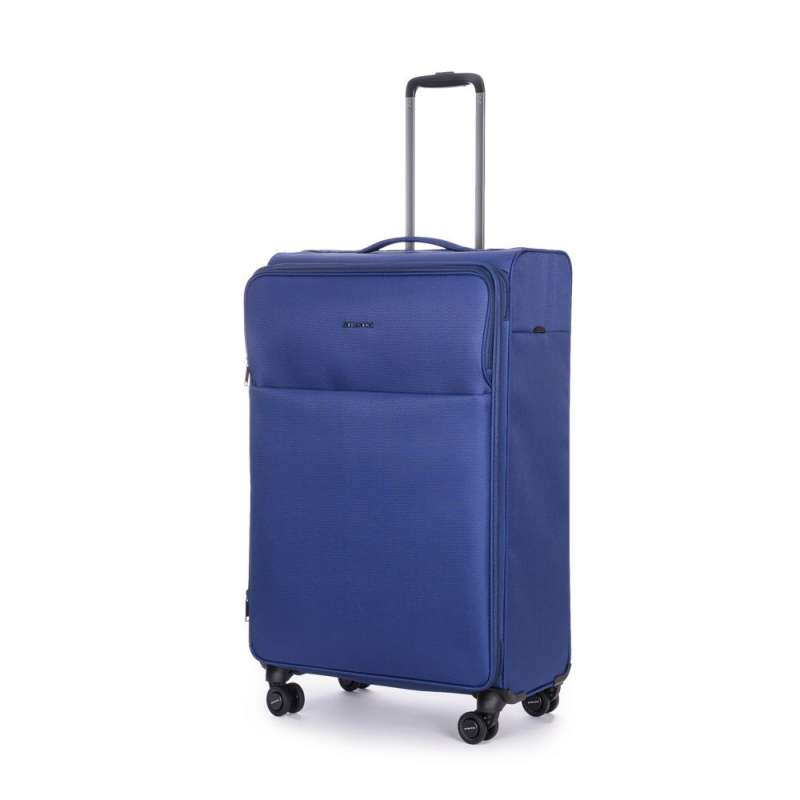 STRATIC Koffer Light+ Weichschalenkoffer, Höhe 76 cm, Größe L dark blue seitlich 45 Grad STRATIC Koffer Light+ Weichschalenkoffer, Höhe 76 cm, Größe L dark blue seitlich 45 Grad