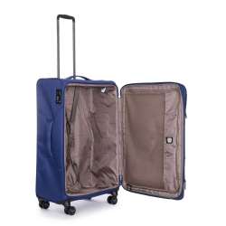 STRATIC Koffer Light+ Weichschalenkoffer, Höhe 76 cm, Größe L dark blue offen