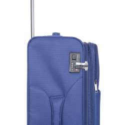 STRATIC Koffer Light+ Weichschalenkoffer, Höhe 76 cm, Größe L dark blue TSA Schloss