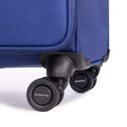 STRATIC Koffer Light+ Weichschalenkoffer, Höhe 76 cm, Größe L dark blue Rollen