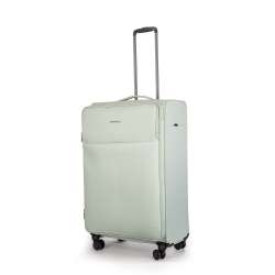 STRATIC Koffer Light+ Weichschalenkoffer, Höhe 76 cm, Größe L mint seitlich 45 Grad