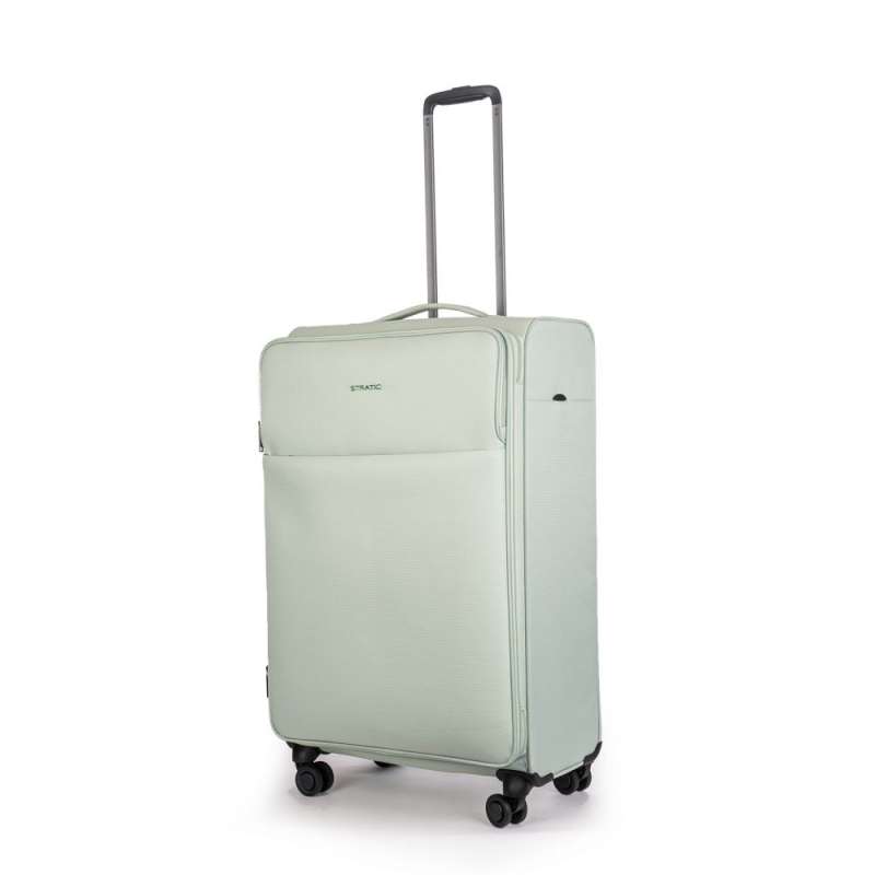 STRATIC Koffer Light+ Weichschalenkoffer, Höhe 76 cm, Größe L mint seitlich 45 Grad STRATIC Koffer Light+ Weichschalenkoffer, Höhe 76 cm, Größe L mint seitlich 45 Grad