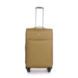 STRATIC Koffer Light+ Weichschalenkoffer, Höhe 76 cm, Größe L khaki Vorderseite