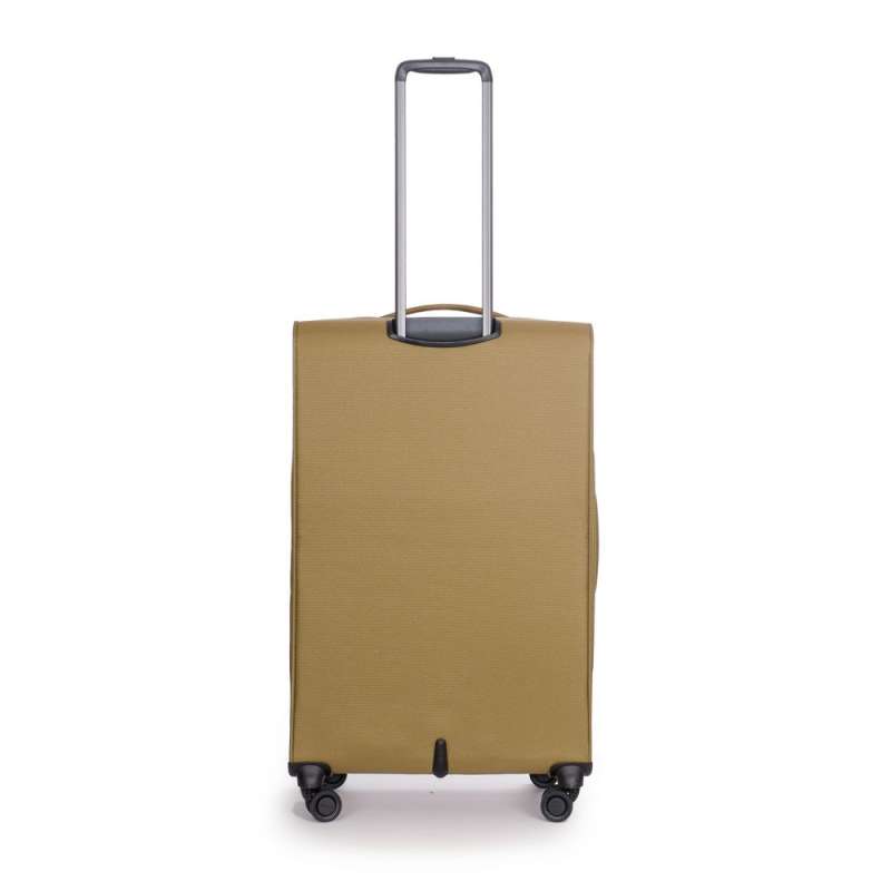 STRATIC Koffer Light+ Weichschalenkoffer, Höhe 76 cm, Größe L khaki Rückseite