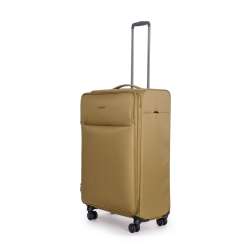 STRATIC Koffer Light+ Weichschalenkoffer, Höhe 76 cm, Größe L khaki seitlich