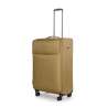 STRATIC Koffer Light+ Weichschalenkoffer, Höhe 76 cm, Größe L khaki seitlich 45 Grad