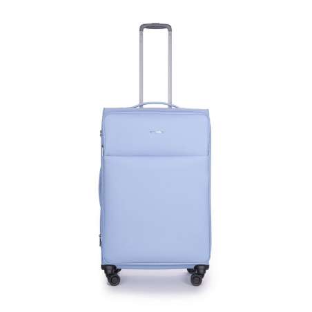 STRATIC Koffer Light+ Weichschalenkoffer, Höhe 76 cm, Größe L pastel blue Vorderseite