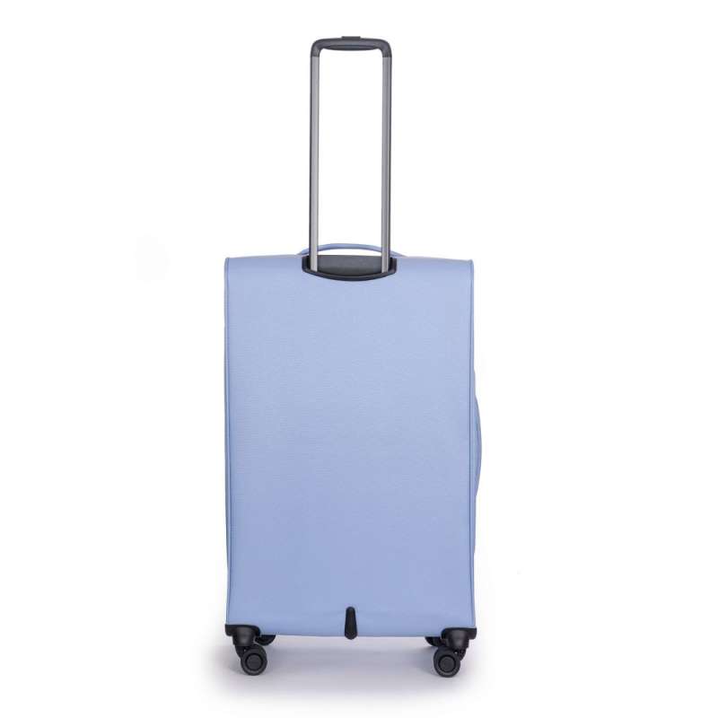STRATIC Koffer Light+ Weichschalenkoffer, Höhe 76 cm, Größe L pastel blue Rückseite