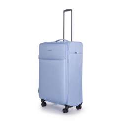 STRATIC Koffer Light+ Weichschalenkoffer, Höhe 76 cm, Größe L pastel blue seitlich