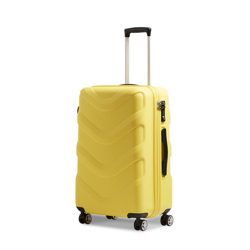 STRATIC Arrow 2 - Hartschalenkoffer - Koffer M Yellow seitlich 45 Grad